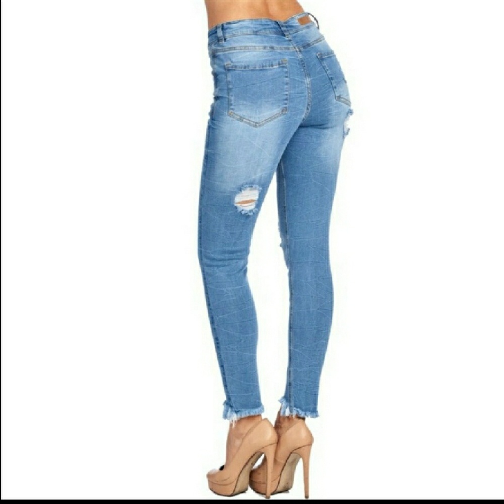 💖 destroyed butt lifting skinny jean $FIRM - Picture 2 of 2